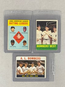 3 - 1963 - 64 Topps Mickey Mantle Cards