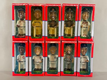 10 - MLB Bobbleheads with Stars and HOFs
