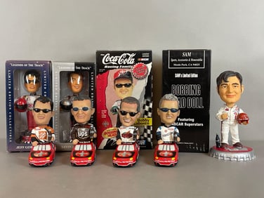 9 - Racing Collectable Bobbleheads with Autos