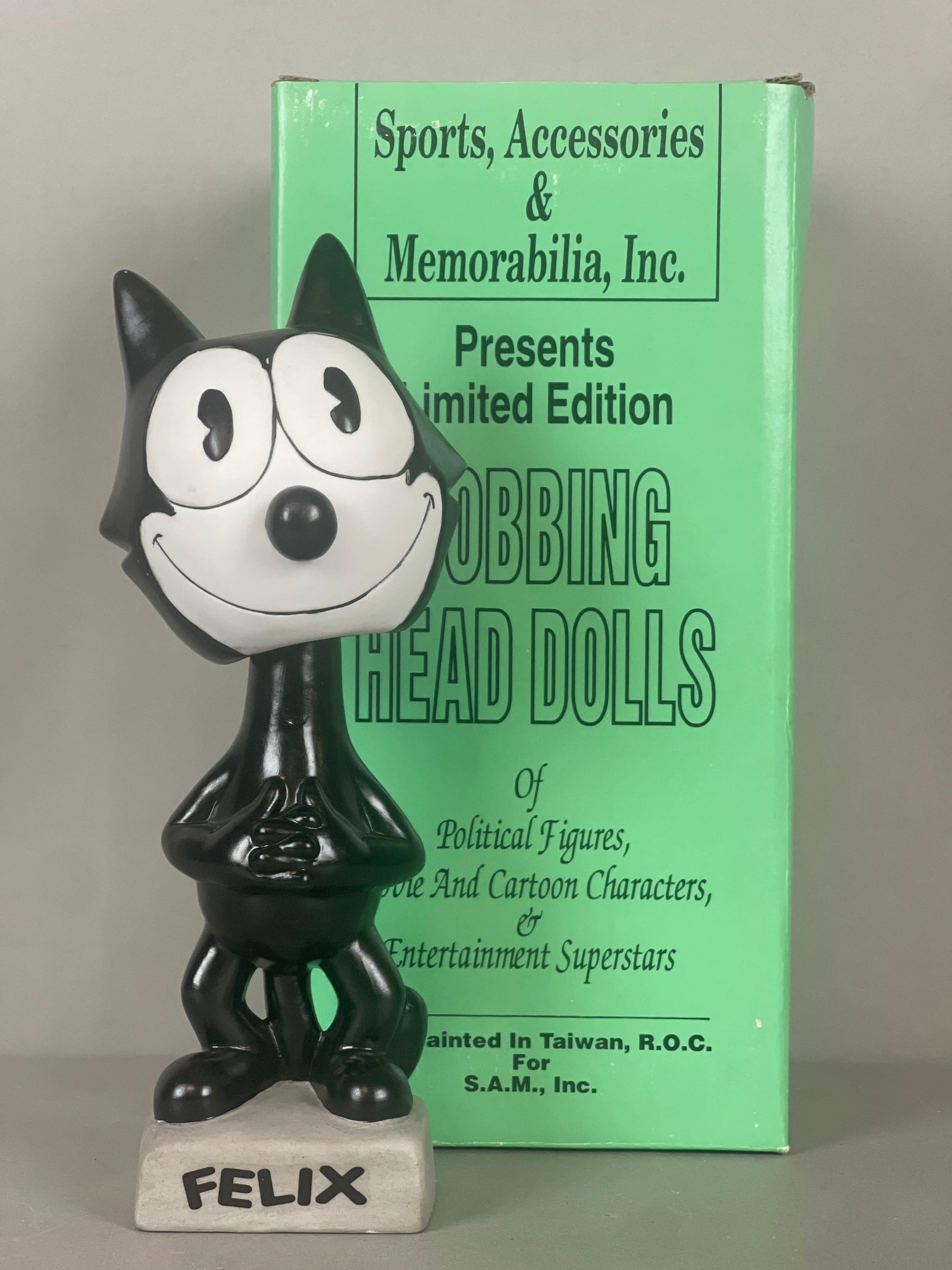 Felix The Cat SAM Collectable Bobblehead 2154/2500: Felix The Cat SAM Collectable Bobblehead 2154/2500