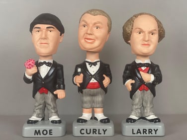The Three Stooges SAM Collectible Bobbleheads 2072/10000