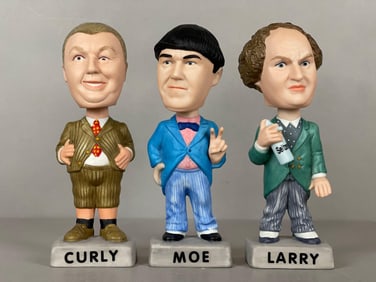 The Three Stooges SAM Collectable Bobbleheads 36/10000