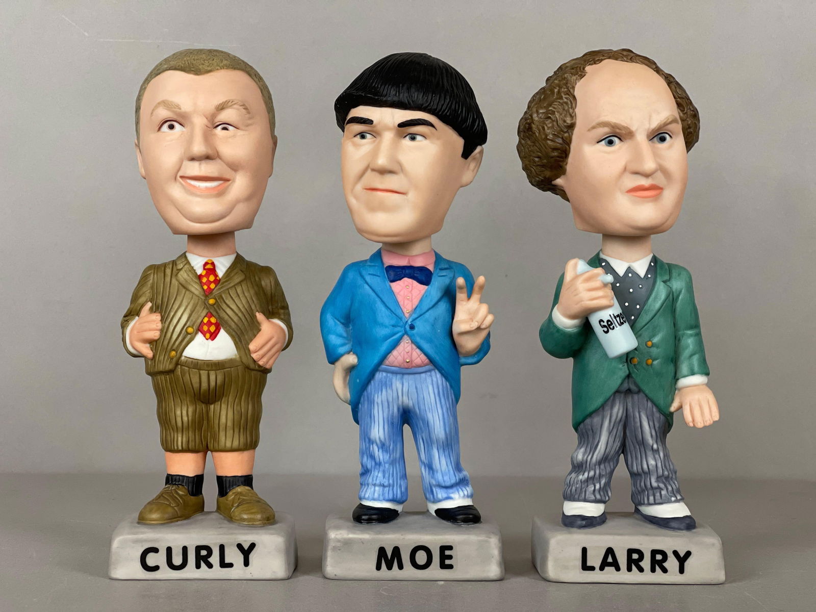 The Three Stooges SAM Collectable Bobbleheads 36/10000 (1 of 4)