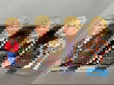 4 - SAM Collectable Bobbleheads + 3 - Little Rascals