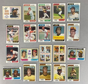 20 - 1974 Topps Baseball HOFs and Error Cards