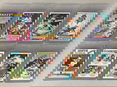 8 - 1975 - 78 Topps Baseball HOFs and Rookie