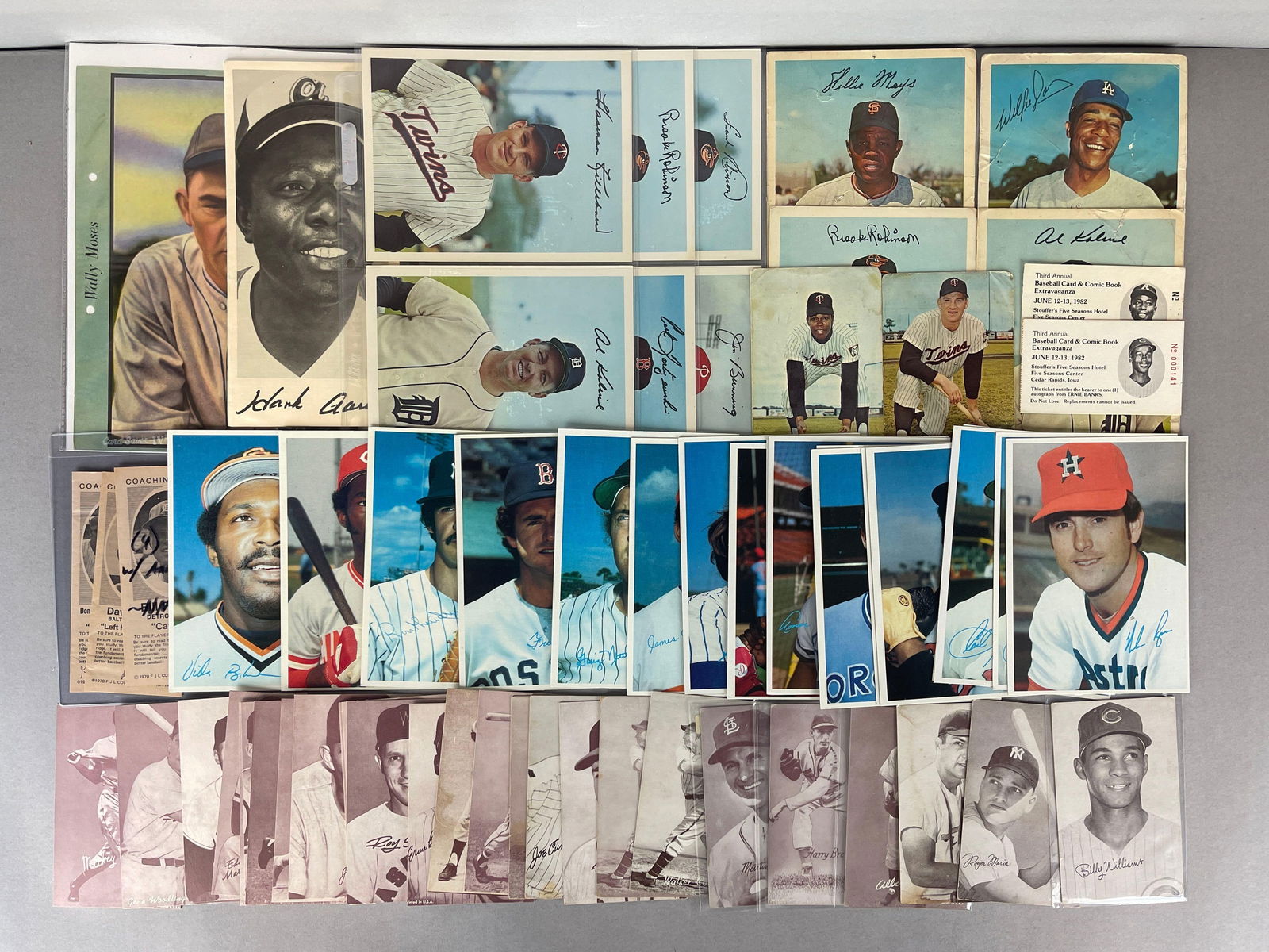 50+ Assorted Baseball Exhibits, Team Cards, Dexter Press, and Others (1 of 2)