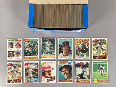 480+ 1975 - 80 Topps Baseball Cards with HOFs, Stars, and Rookies