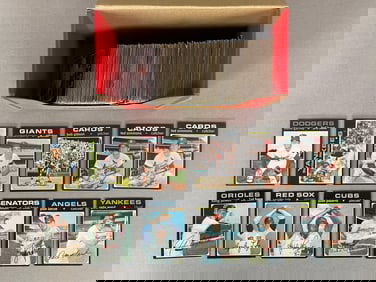 250+ 1971 Topps Baseball Cards with HOFs, Rookies, and High Numbers