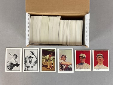 1953 Bowman Color, Black and White, and 1915 Cracker Jack Reprint Sets