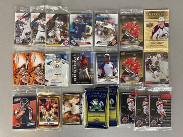Group of Unopened Sports Packs