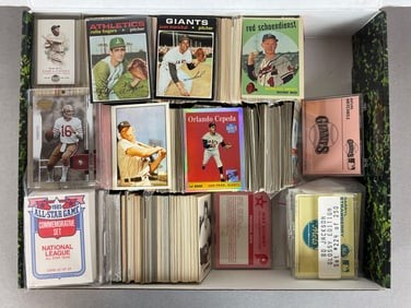 1800+ 1950s - 2000s Sports Cards with HOFs, Autos, and Small Sets
