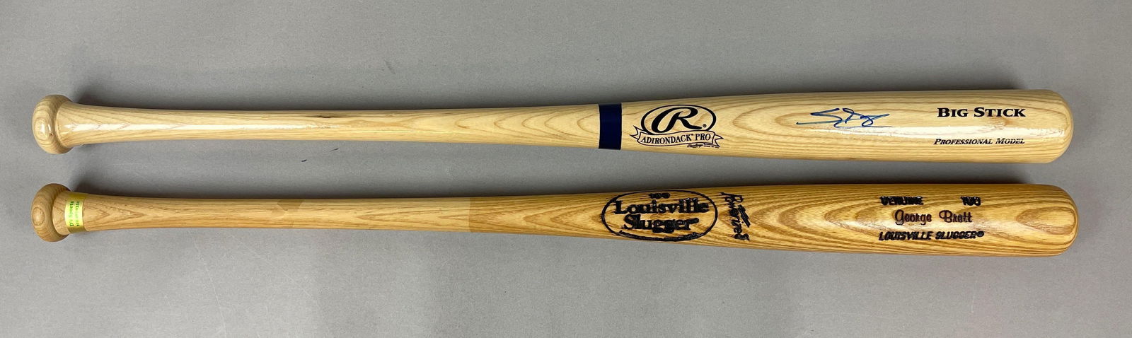 Miguel Sano Signed Bat + George Brett Model Bat (1 of 4)