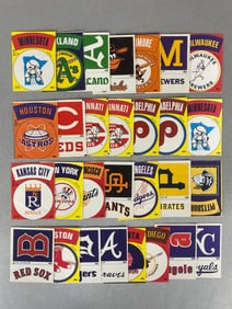 Rare 29 - 1968 - 72 Cloth Baseball Team Stickers