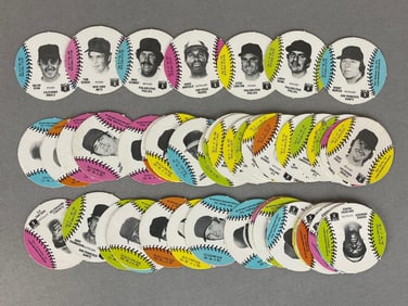 50+ 1977 Burger Chef Baseball Discs