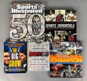 Sports Illustrated 50th Anniversary Book + 4 Other Sport Books
