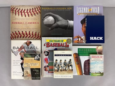 10 - Baseball Past Time and History Books