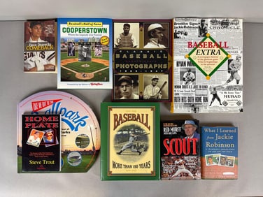 9 - Baseball Past Time and History Books