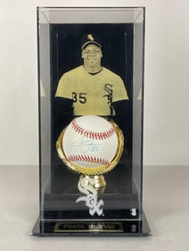 Frank Thomas Signed Official AL Rawlings Baseball with JSA COA and Cool Display
