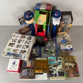 Large Group of Chicago Cubs Collectables and Memorabilia