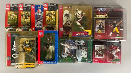 12 - NFL Football Bobbleheads, Starting LineUp, Mcfarlane, and More