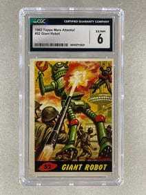 1962 Topps Mars Attacks! Giant Robot #52 CGC 6
