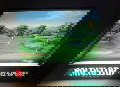 1992 Michelob Beer Hole in One Light-Up Motion Advertising Sign