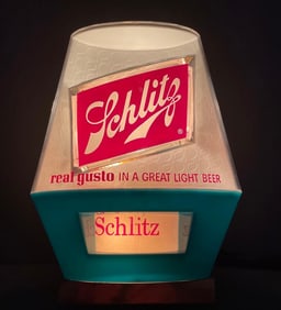 1960s Schlitz Beer Motion Light-Up Advertising Sign