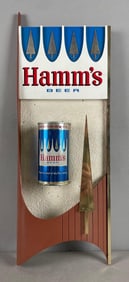 1960s Hamms Beer Can Advertising Sign