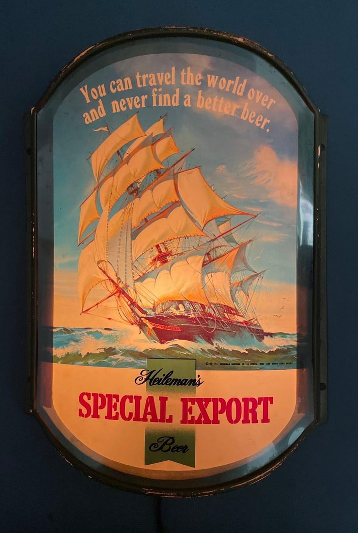 Vintage Special Export Beer Light-Up Advertising Sign (1 of 3)