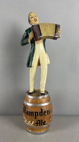 Vintage Hampden Mild Ale Accordion Player Chalk Advertising Statue