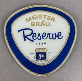 Vintage Meister Brau Reserve Beer R.O.G. Advertising Sign