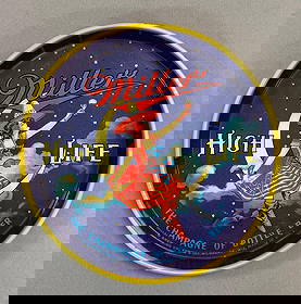 Miller High Life Moon Girl Advertising Metal beer Tray: 12 inches round