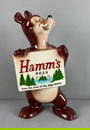 Rare Vintage Hamms Beer Red Wing Pottery Brown Bear Advertising Statue