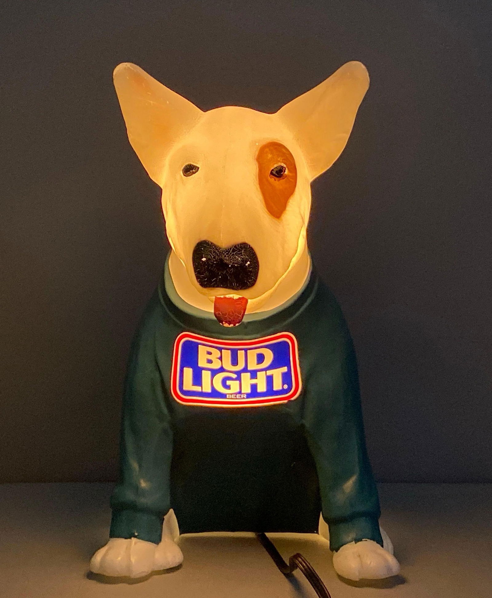 1986 Bud Light Spuds MacKenzie Light Up Advertising Blow Mold (1 of 4)