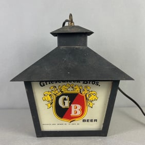 Vintage Griesedieck Bros Light Up Advertising Hanging Beer Sign