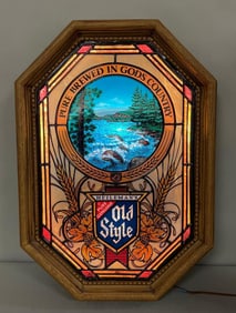 Heilemans Old Style Light Up Advertising Beer Sign