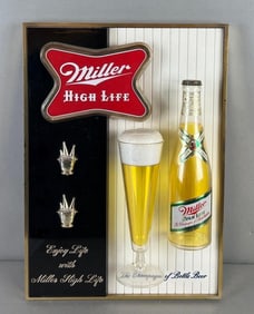 Vintage Miller High Life Advertising Beer Sign