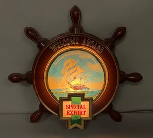 Hellman's Special Export Light Up Advertising Beer Sign