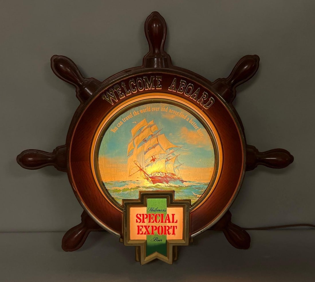 Hellman's Special Export Light Up Advertising Beer Sign (1 of 3)