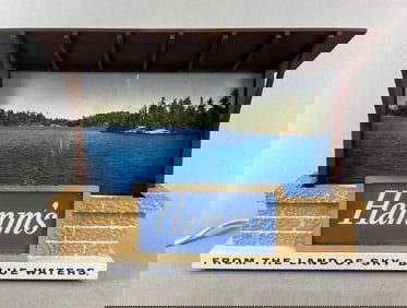 Vintage Hamm Beer Light Up Advertising Sign