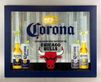Corona Chicago Bulls Advertising Sign