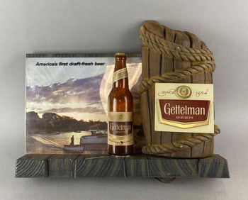 Vintage Gettelman Beer Light Up Advertising Sign