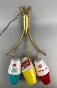 Mid Century Modern Schlitz Light Up Advertising Fixture