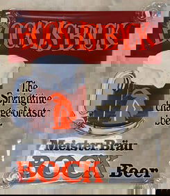 Meister Brau Bock Beer Advertising Poster