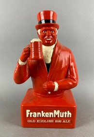 Vintage FrankenMuth Ale Advertising Back Bar Chalk Statue