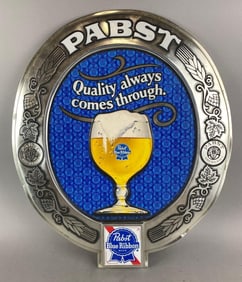 Pabst Blue Ribbon Advertising Sign