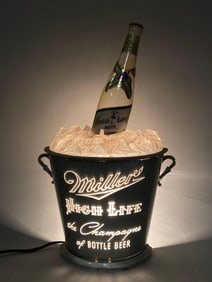 Miller High Life Light Up Advertising Sign