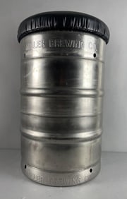 Miller Brewing Co. Beer Keg Bar Stool