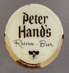 Vintage Peter Hands Reserve Beer R.O.G. Beer Sign